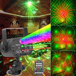 U'King – Mini lumière Disco à 60 motifs, Rechargeable par USB, effet d'éclairage de scène, lampe RGB, pour DJ, fête d'anniversaire, mariage 