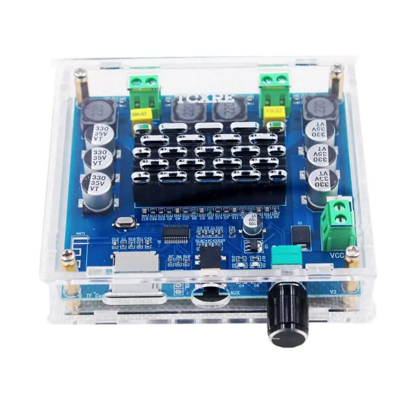 Adeeing XH A105 Bluetooth 5 0 TDA7498 цифровой усилитель плата 2x100 Вт стерео аудио модуль