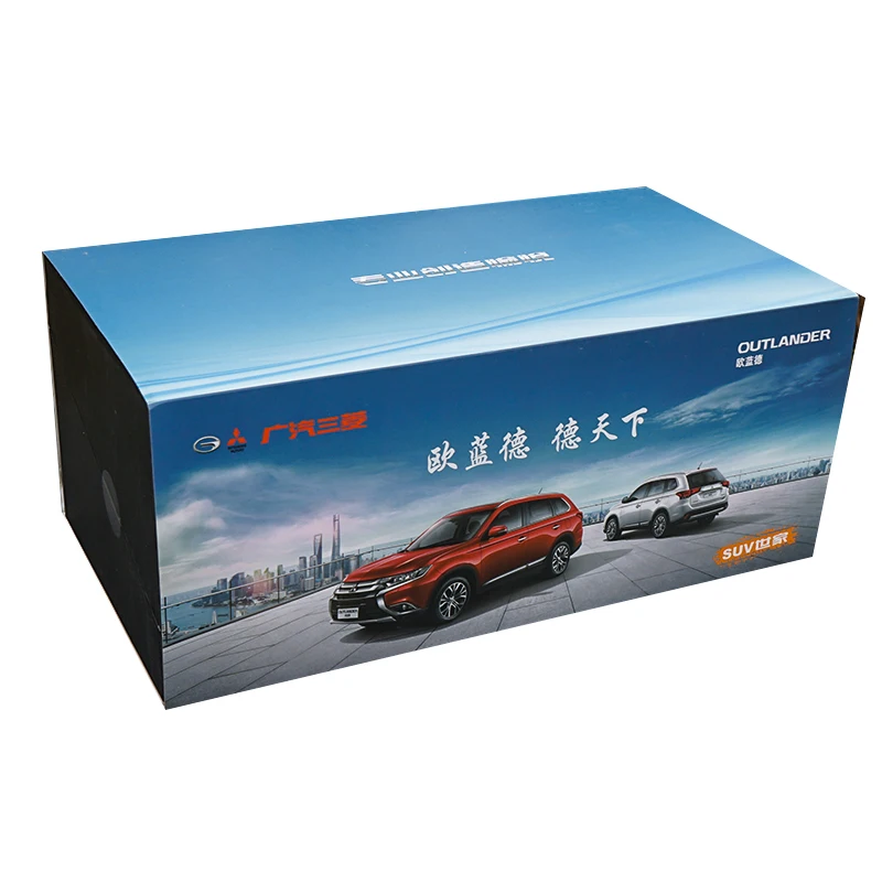 Оригинальный литья под давлением 2017 версия красный/белый 1:18 GAC Mitsubish Outlander