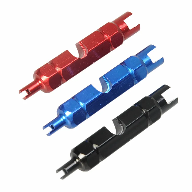 Bicycle Valve Core Tool Set Presta Schrader Valve Core Adapter Fresta Schrader Cap Bicycle Tire Repair Kit 11 Pieces/Set