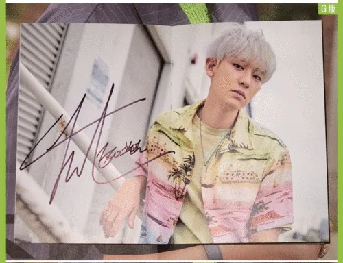 Подписанный EXO SC SeHun Chanyeol autographed What a Life mini 1-й альбом k-pop 79