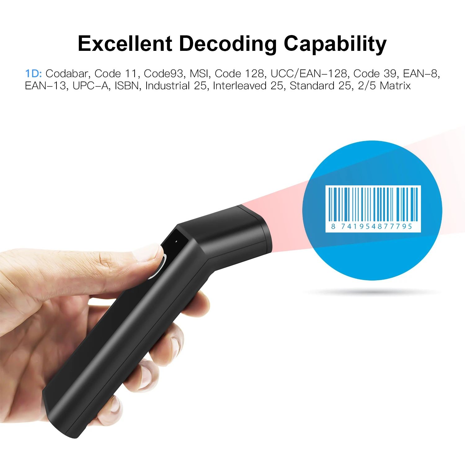 samsung scanner Aibecy 3-in-1 Barcode Scanner Handheld Bar Code Reader BT & 2.4G Wireless & USB Wired Connection with Charging & Scanning Base simple scanner