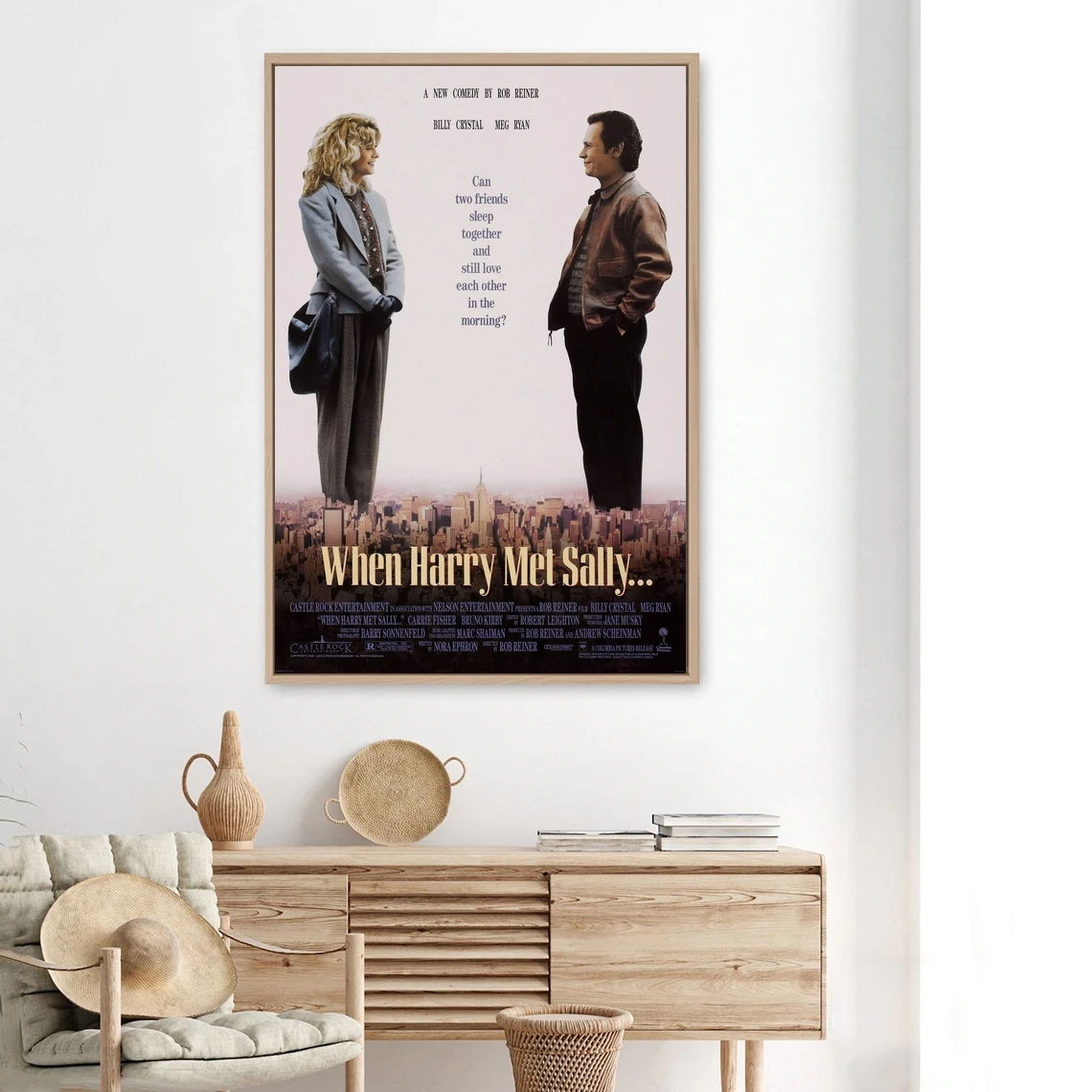 When Harry Met Sally Movie Poster Classic Vintage Wall Painting Art Decorate Cover Promotion Canvas | Дом и сад