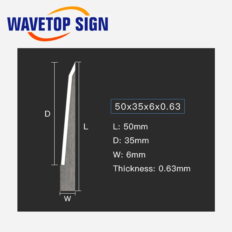 Вибрирующее лезвие из вольфрамовой стали WaveTopSign для удлинения, подходит для пенопласта