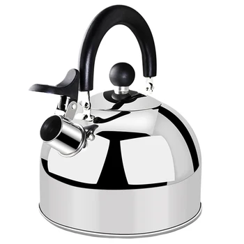 

2.3L Hanging Pot Kettle Picnic Large Capacity Whistling Stainless Steel Japanese Style Heat Resistant With Handle Kitchen
