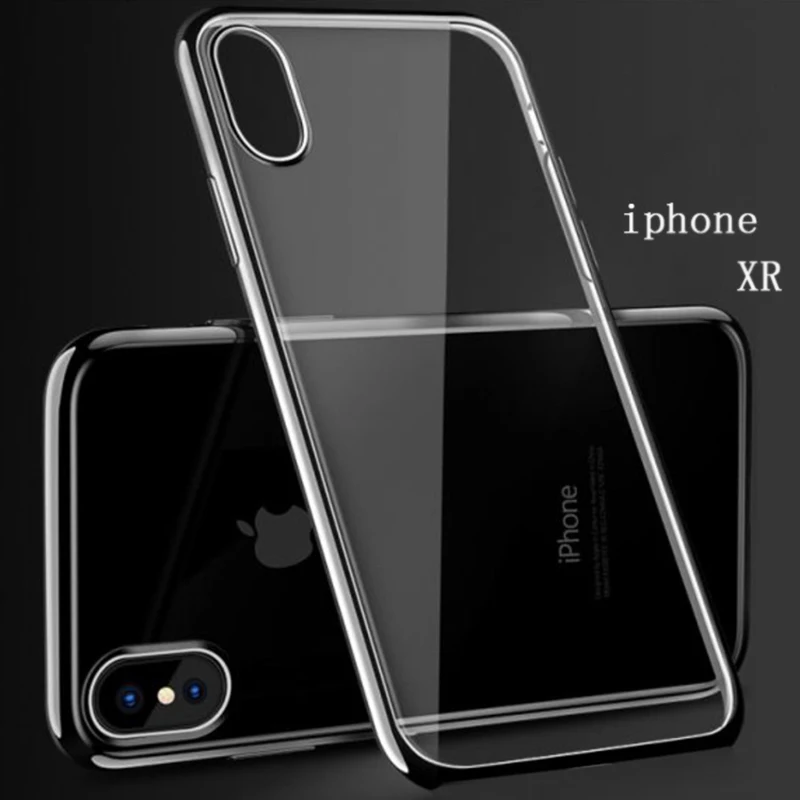 Rsionch мягкий прозрачный чехол для телефона из ТПУ iPhone 6 7 8 X Xr Xs Max Прозрачный