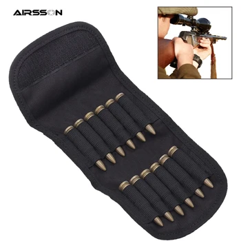 

Tactical 12 Round Shell Rifle Cartridge Carrier Ammo Pouch Folding Bullet Holder Cartridge Gun Accessory Wallet Bags for Hunting