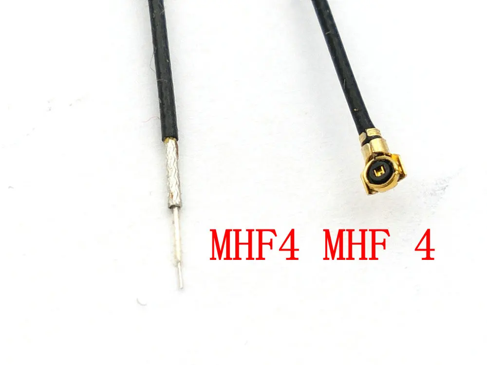 500 шт. коаксиальный Перемычка MHF4 IPX IPEX U.fl MHF с 4 штекерами RF Pigtail внешний диаметр 0 81