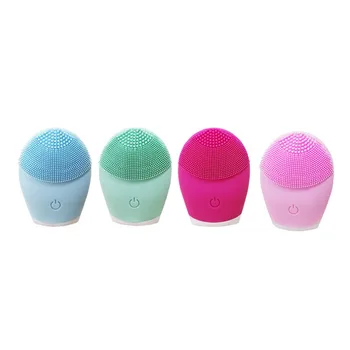 

Sonic Vibration Facial Cleansing Brush Face Cleaner Electric Facial Massager Silicone Brush Cleaner Vibration Deep Pore Cleaner