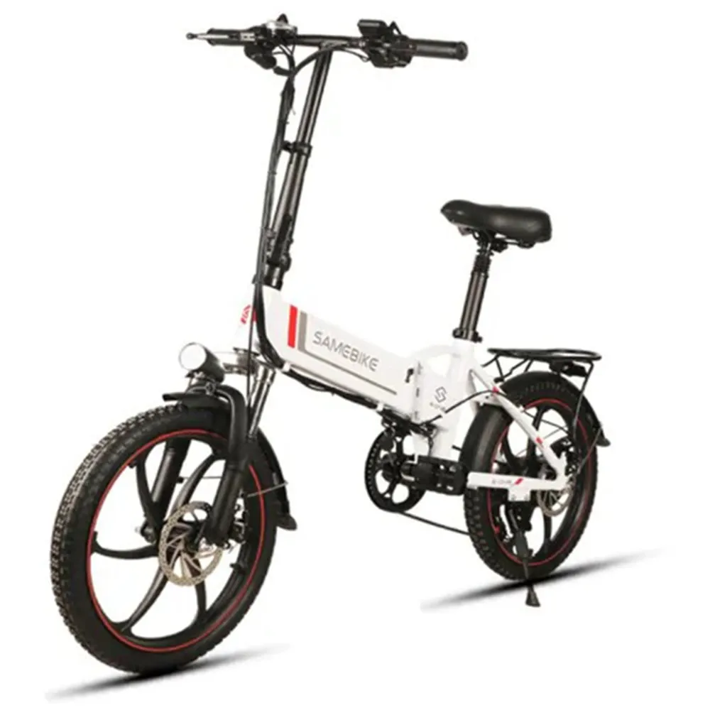 Электрический велосипед Samebike 20LVXD30 7 скоростей 48 В 350 Вт умный складной