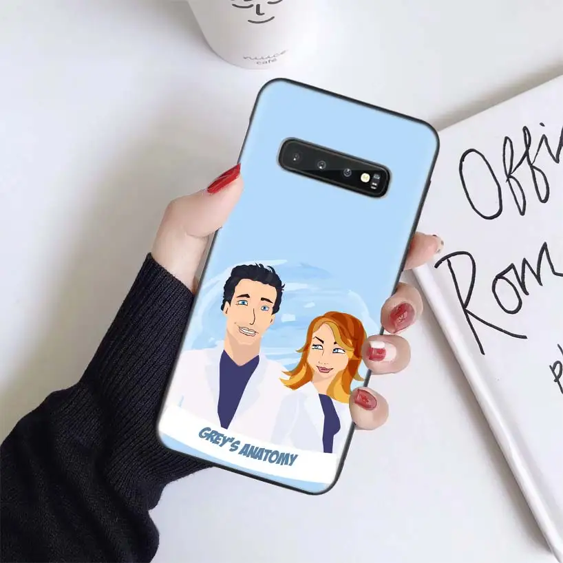 BS116-8 Greys Anatomy Case for Samsung Galaxy S10+ Plus Lite Note 10 9 8 S9 S8 J4 J6+ Plus S7 S6 Black Phone Cover - Цвет: BS116-8
