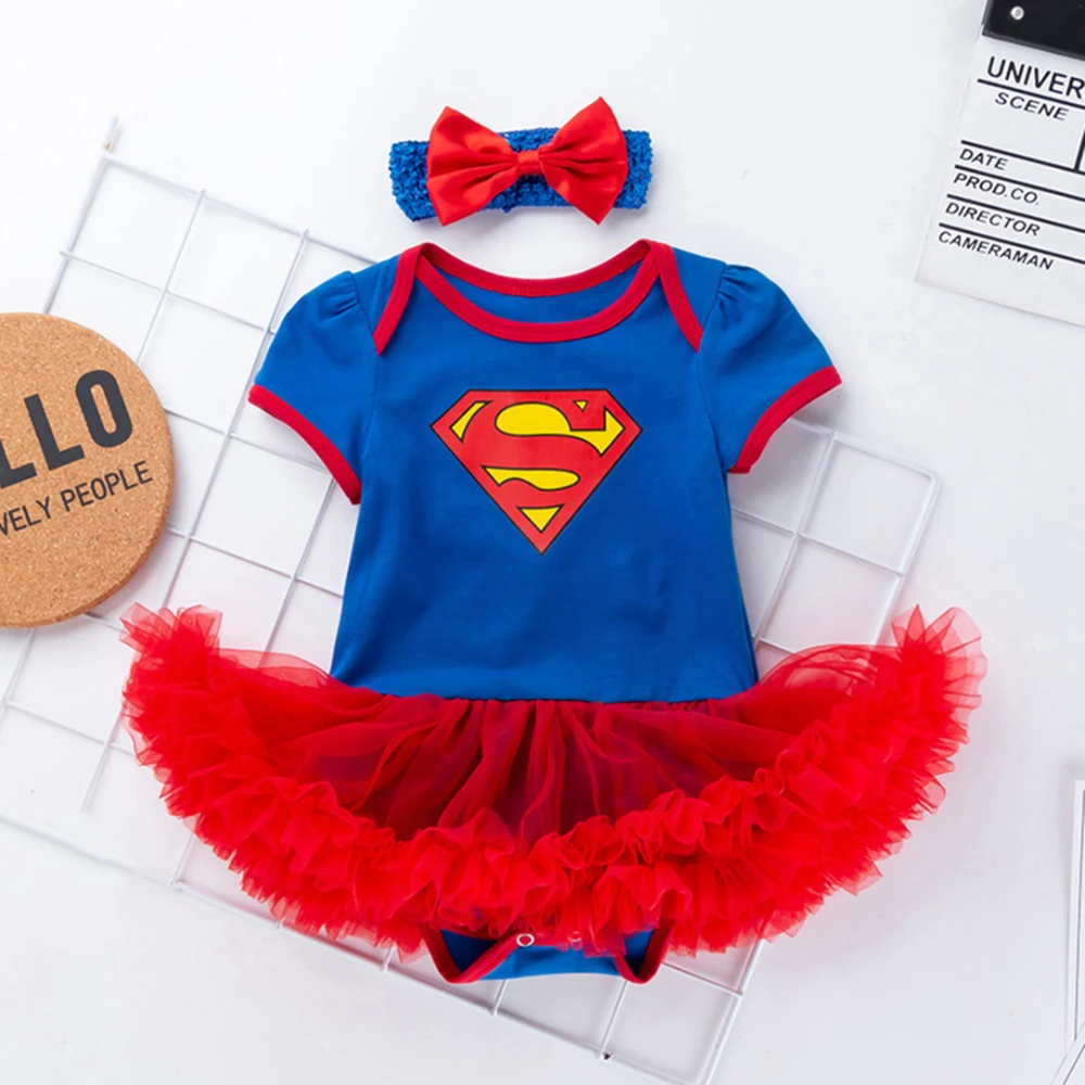 superman romper baby
