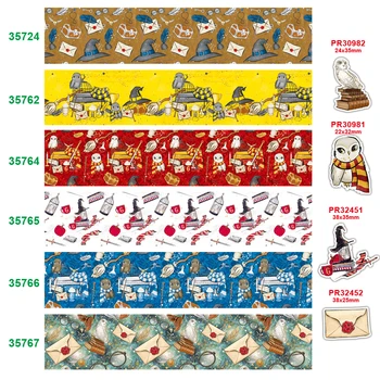 

Free shipping 2019 new arrival ribbons Hair Accessories ribbon 10 yards printed grosgrain ribbons 35724