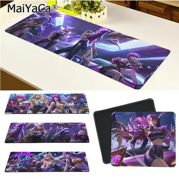 

Maiya High Quality virtual girl band KDA Kaisa Office Mice Gamer Soft Mouse Pad Free Shipping Large Mouse Pad Keyboards Mat