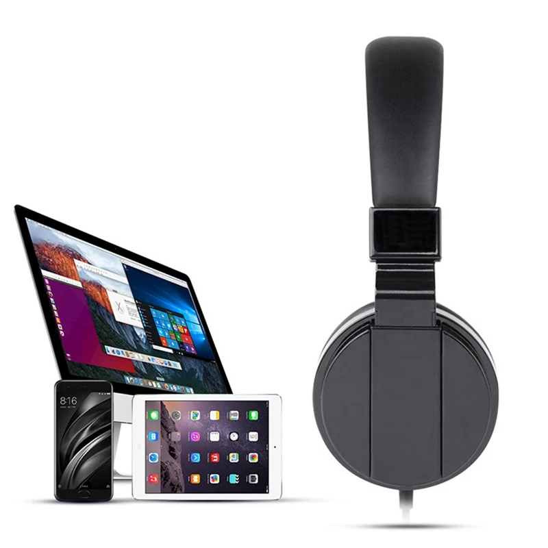 Commercial Office Phone Headsets Ear Hook Music Phones Computers Tablets Universal Headsets