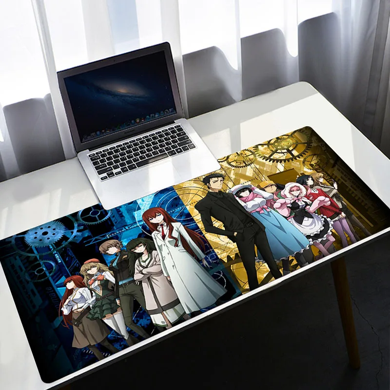 

Keyboard Gaming Desk Mat Steins Gate Kawaii Mouse Pad Gamer Table Pads Pc Gamer Large Xxl Office Accessories Pad Anime Mousepad