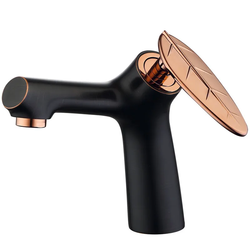 

Bathroom Faucet Black Faucet Bathroom Basin Faucets Brass Sink Faucet Brushed Rose Gold Water Tap Sink Mixer Taps Chrome Tap