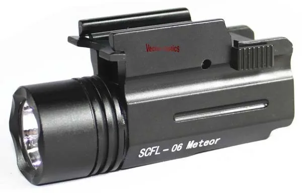 Векторная Оптика Метеор тактический компактный пистолет Флэш-светильник 200 люмен оружейный светильник 20 мм быстросъемное Крепление подходит для GLOCK 17 19