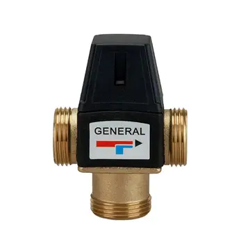 

MEXI 1" Water Heaters Replacements 3 Way Mixing Valve Male Thread Brass Thermostatic Valve Solar Water Heater Accessories Parts