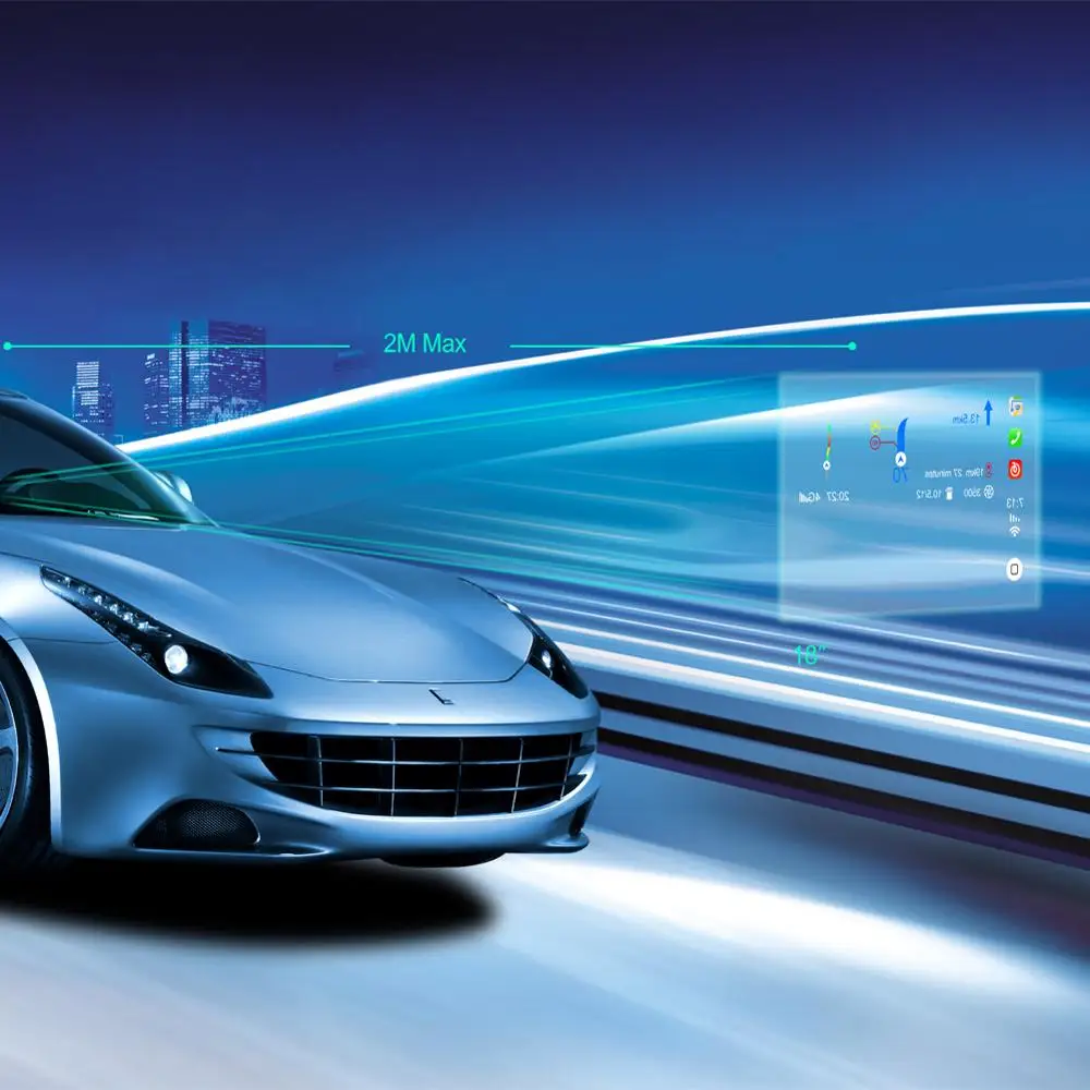  HUD Product For Apple CarPlay Android Auto Built-In BluetoothUSB/AUX Digital Multimedia Video Recei