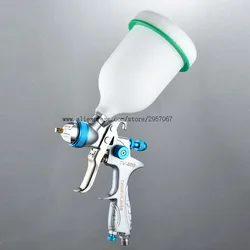 High-Performance HVLP Gravity Feed Spray Gun with Disposable Paint Cup (Standard)
