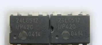 100% новая бесплатная доставка 24LC512-I/P 24LC512 DIP8