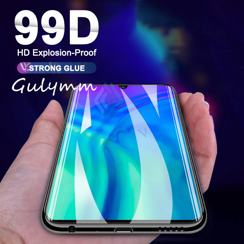 99D Защита экрана для Huawei P30 40 P20 Pro Lite P Smart Plus 19 полное покрытие пленка Закаленное
