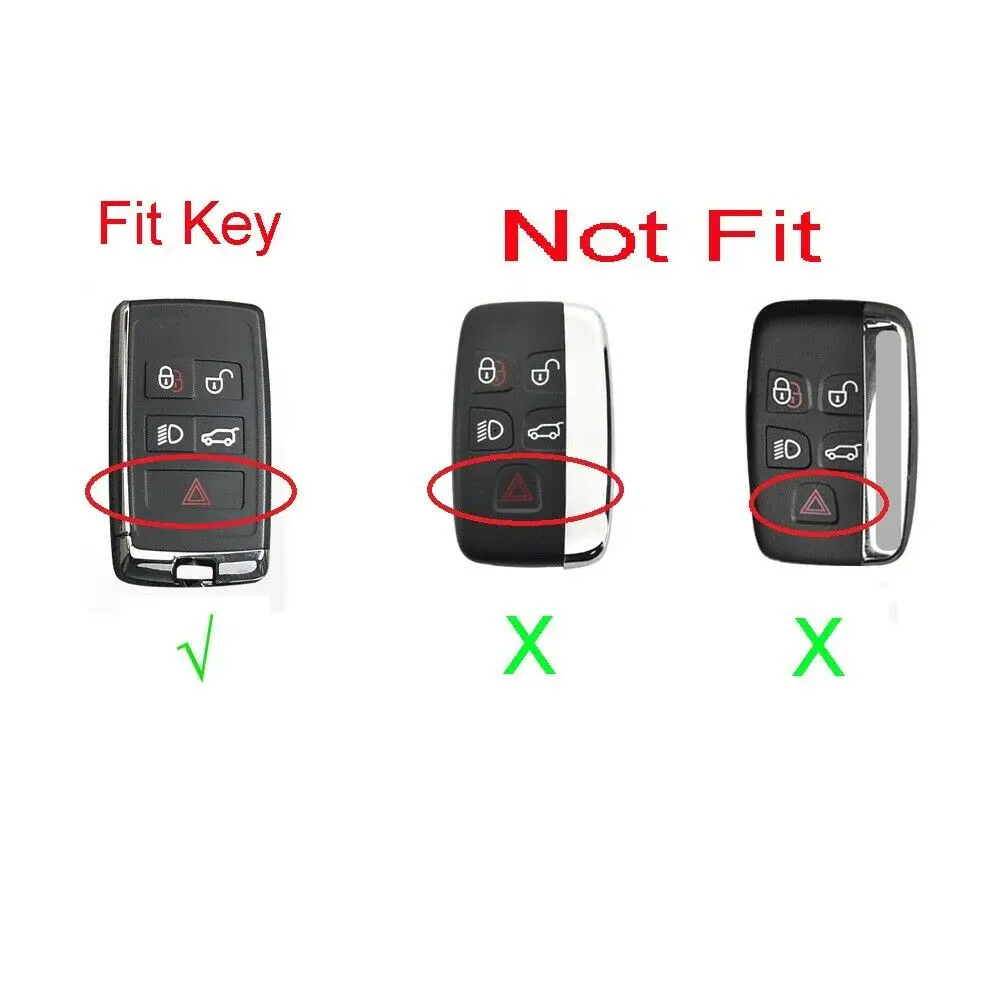 1 шт. 5 кнопок чехол для ключей из натуральной кожи чехол для Land Rover Range Rover