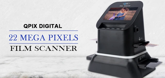 Escáner digital de película y diapositivas, convierte películas