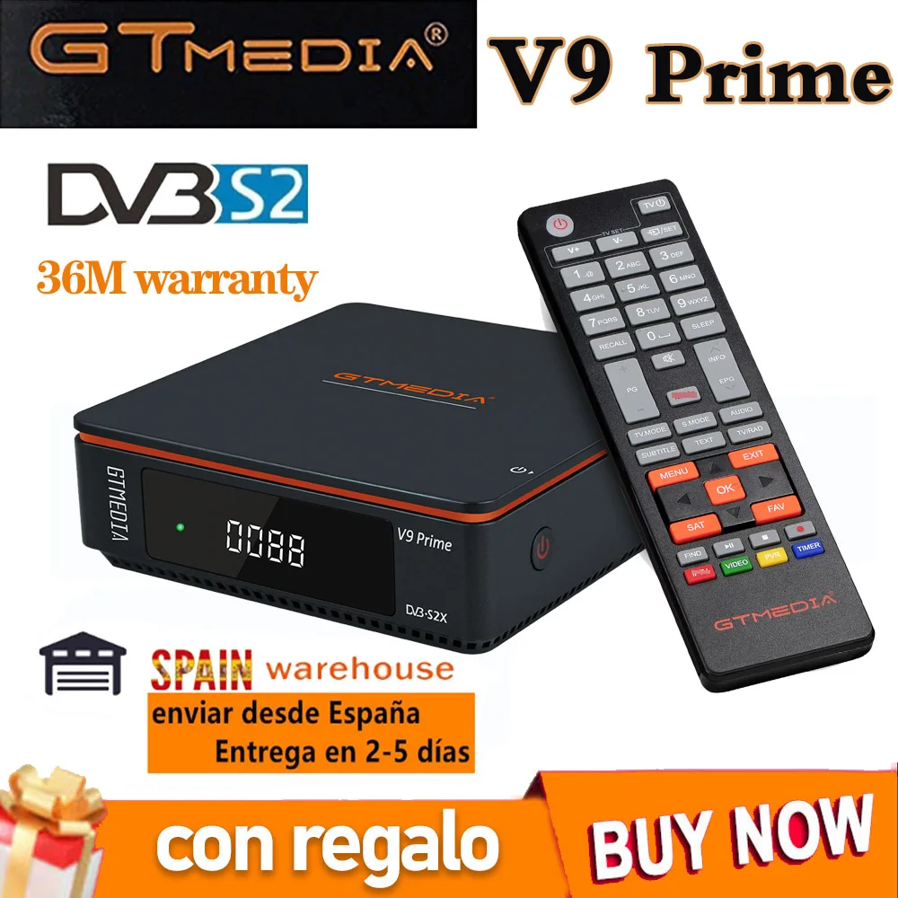 Buena Compra Más Gtmedia V9 primer receptor Gtmedia V8X poder Freesat V9 super H.265 HD construido en WIFI 1080P DVB-s2 dmx5MV9bXq8