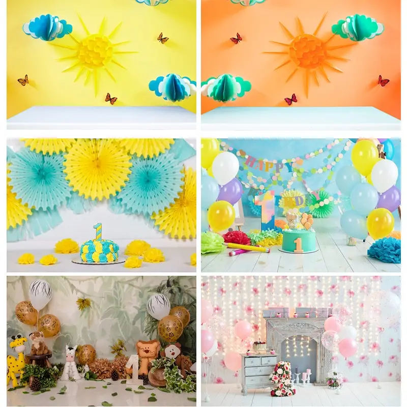 

SHUOZHIKE Art Fabric Happy Easter Photography Backdrops Birthday Baby Photography Background Newborn Photo Studio Props BB-02