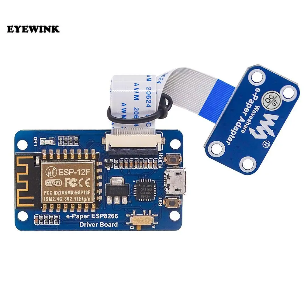 범용 전자 종이 드라이버 보드, ESP8266/ESP32, 블루투스 + WiFi 무선, 다양한 Waveshare SPI 전자 종이 Raw 패널 지원