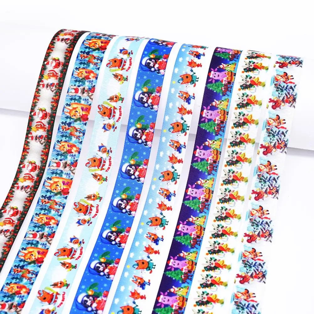 

Free shipping 2019 new arrival ribbons Hair Accessories ribbon 10 yards printed grosgrain ribbons 31046