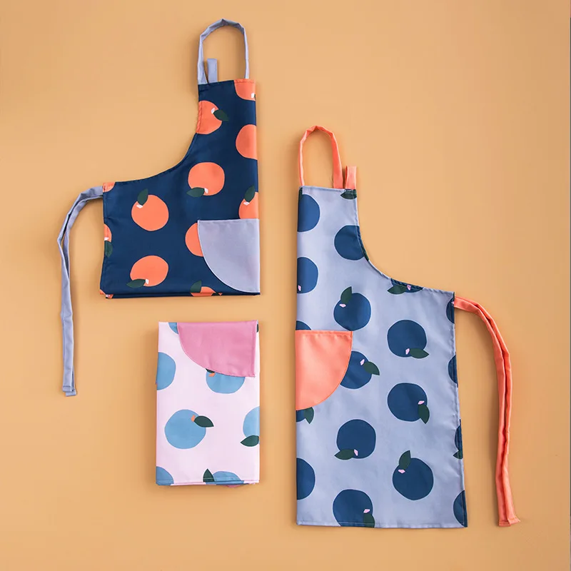 Kitchen Sleeveless Aprons Waterproof Polyester Chef Waiter Home Cooking Baking Cleaning Apron Woman Kitchen Accessory R2025