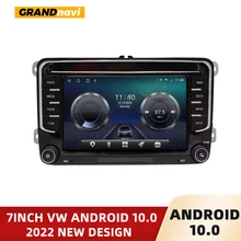 GRANDnavi Radio samochodowe z androidem dla volkswagena VW Passat Tiguan Touran GOLF POLO Carplay 4G WIFI samochodowe Multimedia GPS 2din autoradio