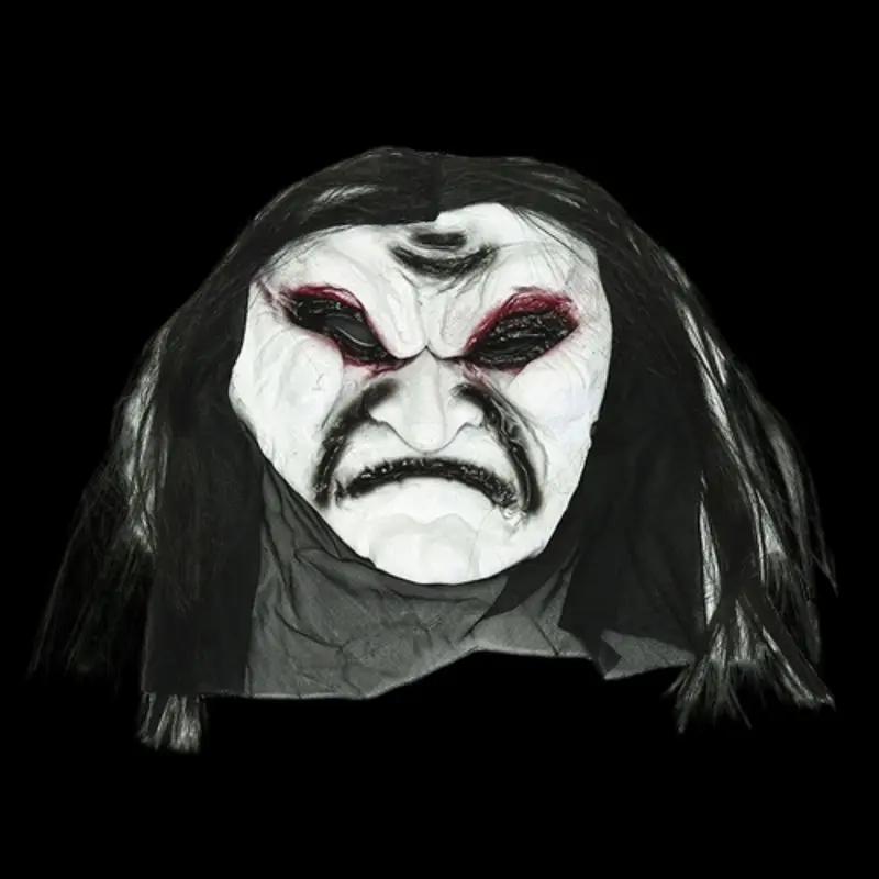 

Halloween Ghost Festival Horror Zombie Head Mask Novelty Costume Party Full Face Mask Non-toxic Environmental Friendly Cosplay D