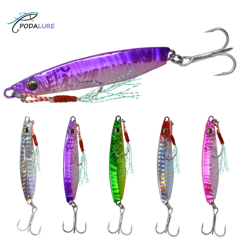 

Hard Fishing Lures Wire Baits Metal Jigging Baits Lure Isca 18-45g