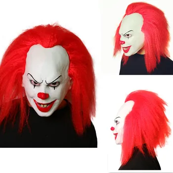 

Stephen Kings it Pennywise masks from IT Horror movies Slasher Films Smiley Joker Jinx the Clown Killers Scary Mask Latex