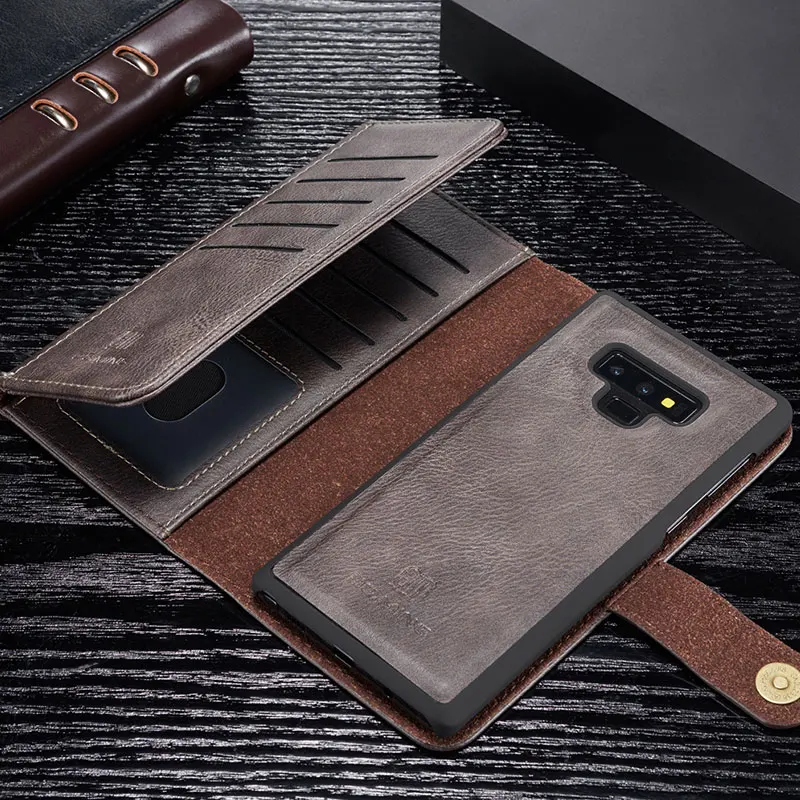 DG. Ming для samsung Note 9 8 Note10 Чехол кошелек Складной магнитный чехол из натуральной кожи чехол для samsung Galaxy S8 S9 S10 Plus S10E