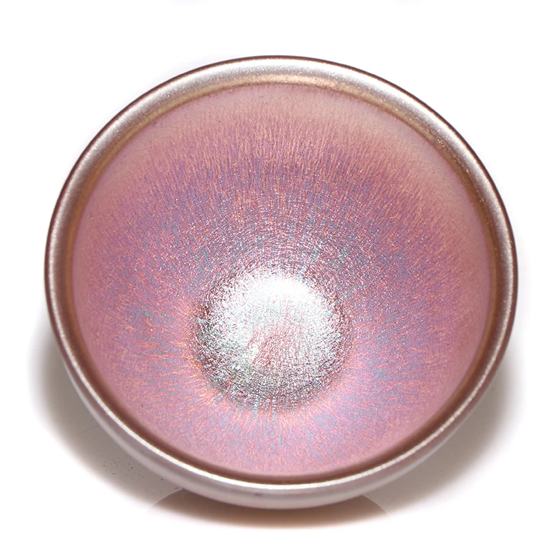 

Jianzhan Colorful Tenmoku Tea Bowl Cup Tea Porcelain Handmade Under-glazed Technique for Tea Ceremony Tea Service cup and cup