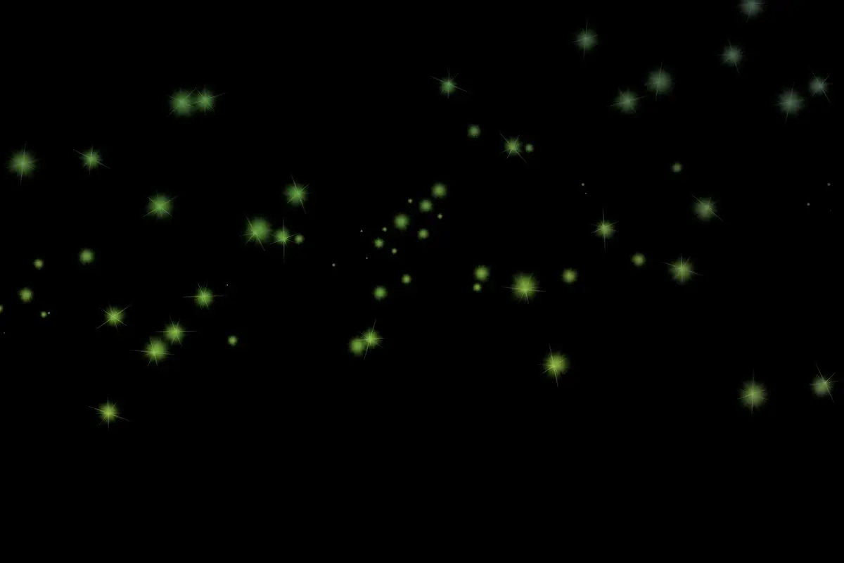 平面素材-80张高清唯美萤火虫荧光蝴蝶叠加合成素材 80 Fireflies Overlays(33)