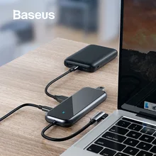 Baseus Мульти USB C концентратор к USB 2,0 для поверхностного Go Pro type C концентратор USB разветвитель для huawei P30 разветвитель адаптер usb-хаб аксессуары