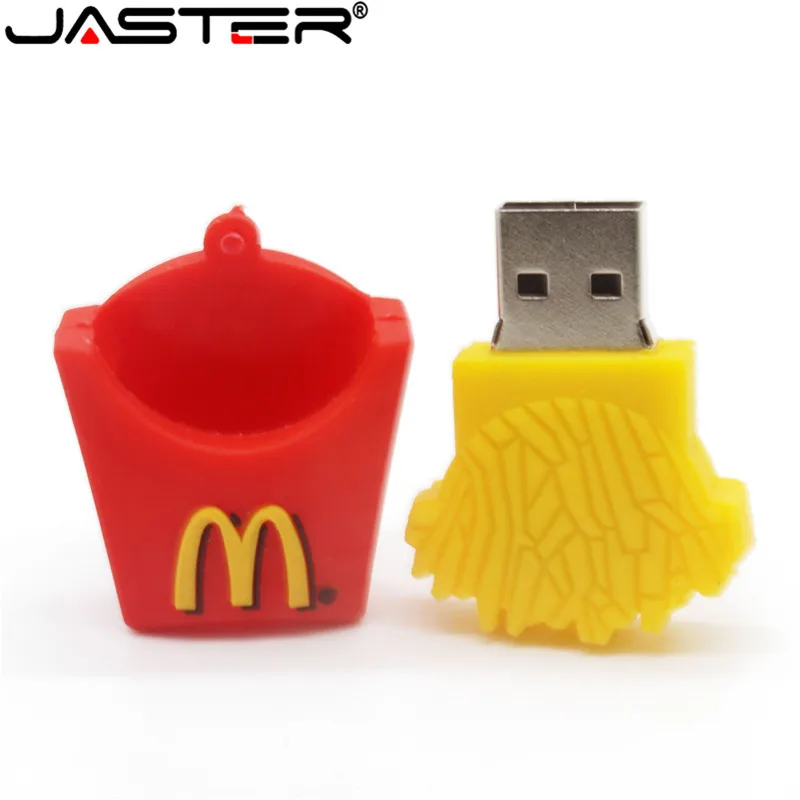 USB флеш накопитель JASTER Food chips крутой подарок горячая распродажа мультяшная карта