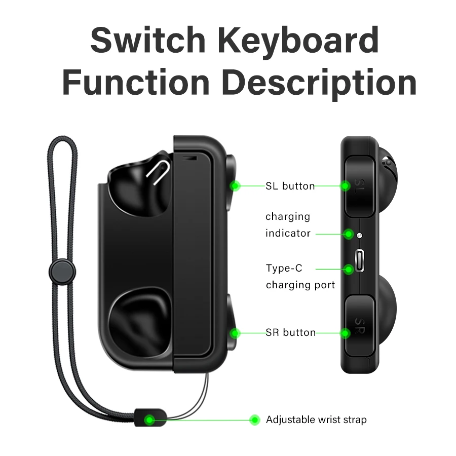 New TNS-900 Mini Charging Grip Charger Dock for Switch Joy-Con Controller Charger Dock