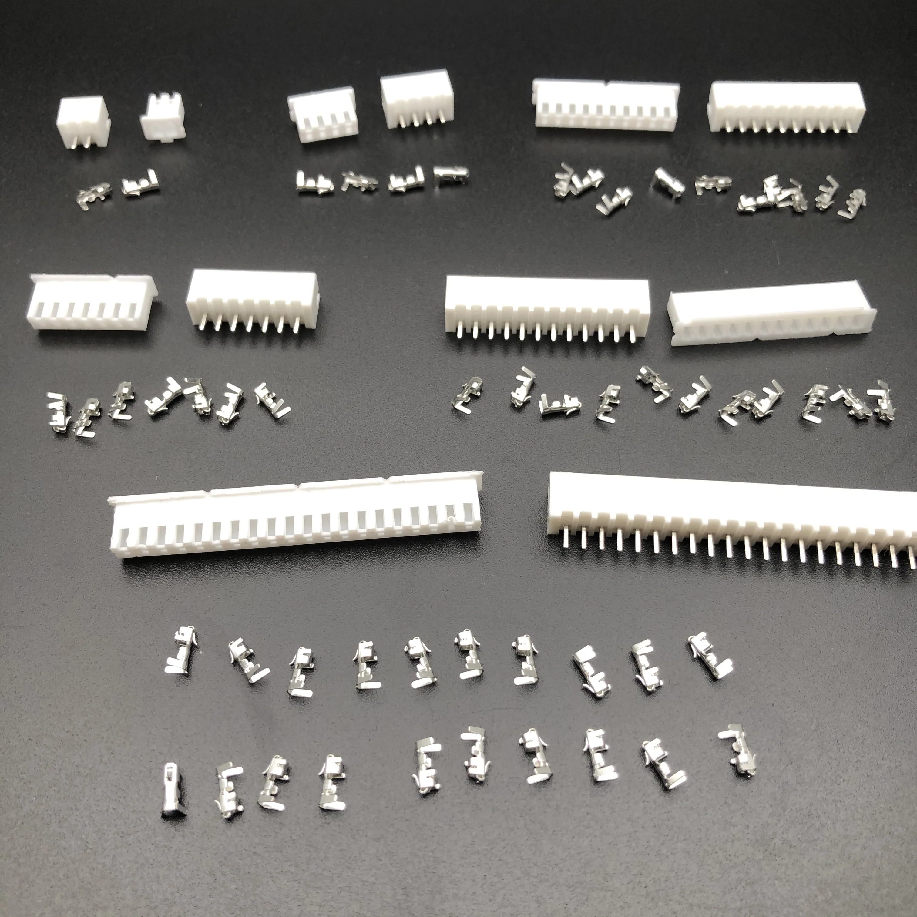 20 sets XH 2.54mm Straight Right angle 2/3/4/5/6/7/8/9/10/12/13/14/15/16/20 pin JST Connector XHP 2.5 plug Male Female Terminal |