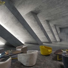 Beibehang 3D Ретро промышленный стиль цемент серый стены расширение пространства обои Ресторан papel де parede обои домашний декор