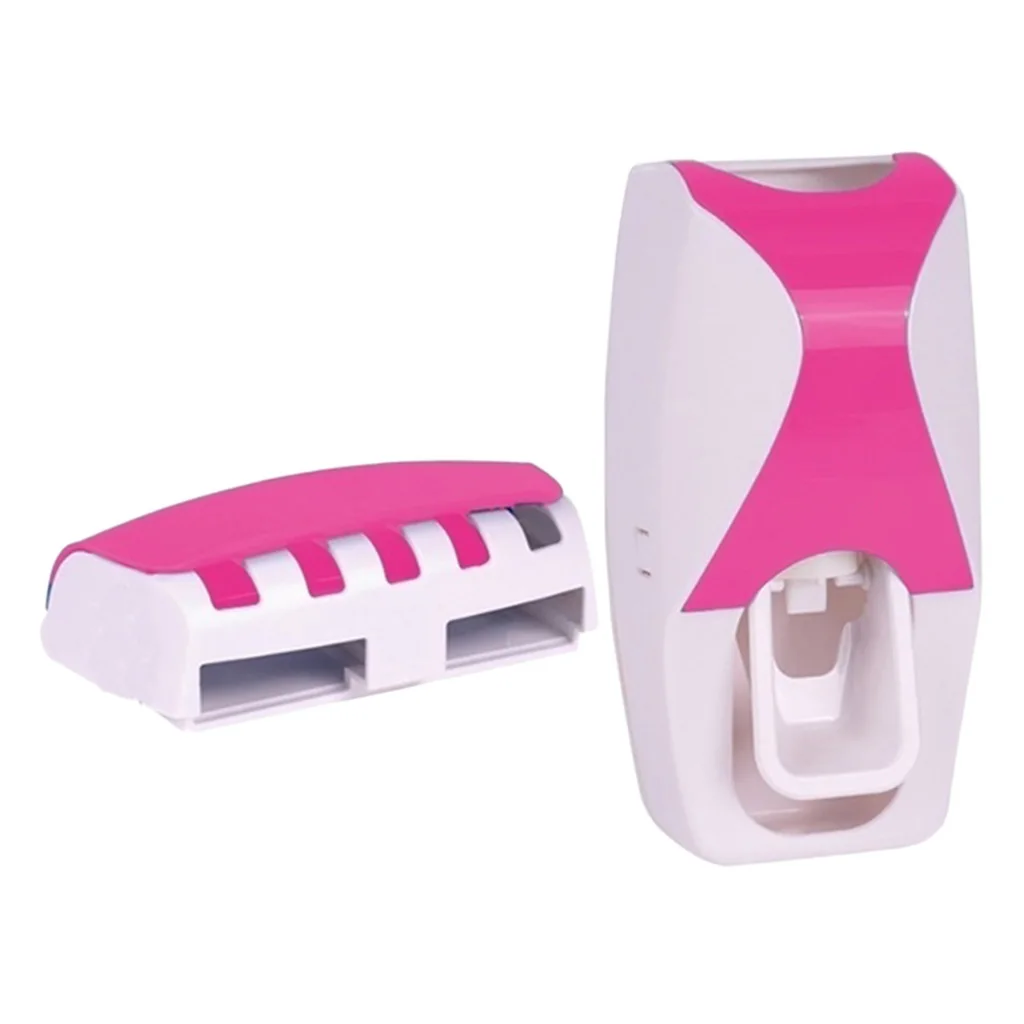 Kids Automatic Toothpaste Dispenser Toothbrush Holder Set Hygienic Economy