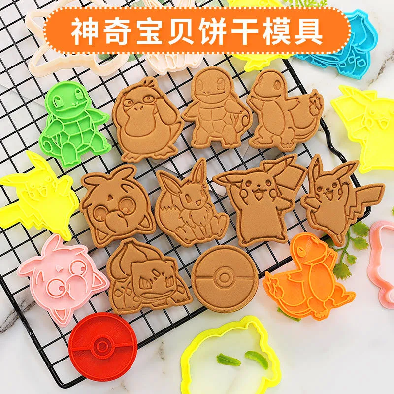 Moule A Gateaux Pokemon Biscuits Moule Pikachu Dessin Anime Anime Chiffres Jouets Accessoires De Cuisson Noel Bricolage Type 5 Cdiscount Maison