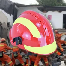 Resgate de emergência Bombeiro Capacete Capacetes de Segurança Contra Incêndios No Local de Proteção Chapéu Duro de Proteção Anti-impacto-resistente ao Calor