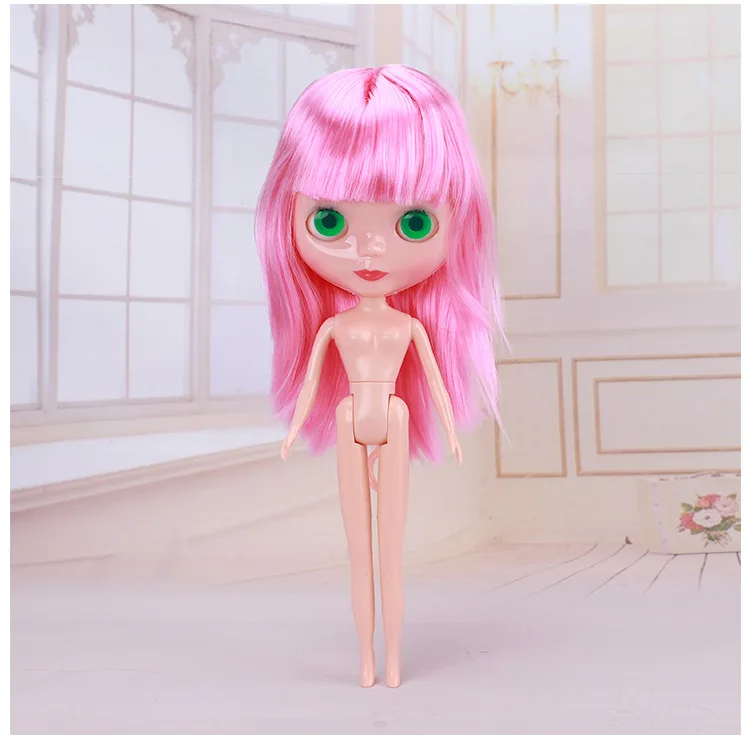 30cm Jointed BJD Dolls for Girl Blyth Doll Colour Hair DIY Makeup Nude Doll Dress Up Toys for Girls kids gifts